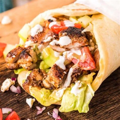 Easy Chicken Shawarma - The Chunky Chef