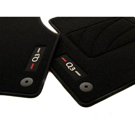 Floor mats for AUDI Q3 8U (2011-2019) finish Sportline - Discount 20%