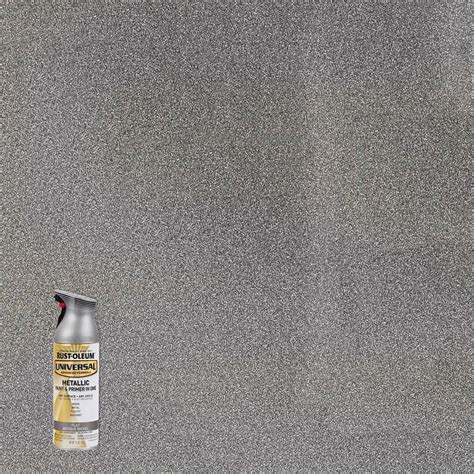 Rust-Oleum Universal 11 oz. All Surface Flat Metallic Antique Nickel Spray Paint and Primer in ...