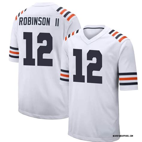 Men's Chicago Bears Allen Robinson II White Game Alternate Classic ...