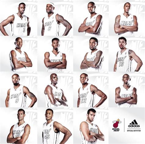 Miami Heat Roster | Nba miami heat, Heat team, Miami heat