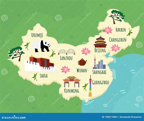 China Landmarks Map