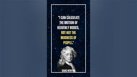 Isaac Newton' Timeless Wisdom ~ 5 Quotes That Will Inspire You - YouTube