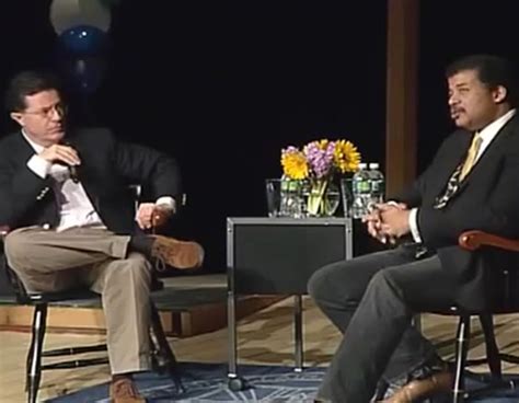 Stephen Colbert interviews Neil deGrasse Tyson.