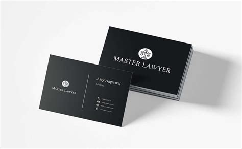 20+ Elegant Lawyer Business Card Templates – Creatisimo