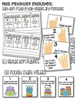 Student Reflection Rubric by McCrone Love | Teachers Pay Teachers