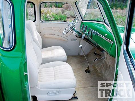 custom Truck Interiors 1952 Chevy Interior | Truck interior, 1952 chevy truck, Custom trucks