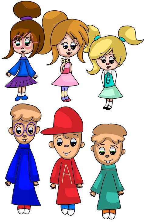 Chipmunks and Chipettes Fanart by ValleyandFriendsFan2 on DeviantArt