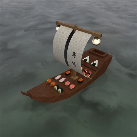 sushi boat on Behance