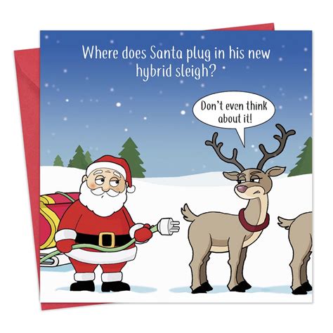 Buy Twizler Funny Christmas Card - Hybrid Sleigh - Merry Christmas Card ...