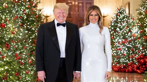 Donald And Melania Trump Release Their Official Christmas Portrait