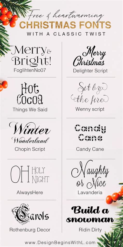 10 Free and Heartwarming Christmas Fonts With a Classic Twist | Lettering, Christmas fonts ...