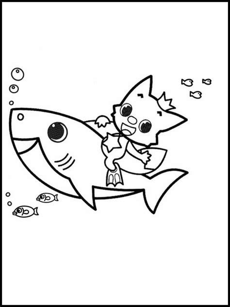 98 Baby Shark Family Coloring Pages Latest HD - Coloring Pages Printable