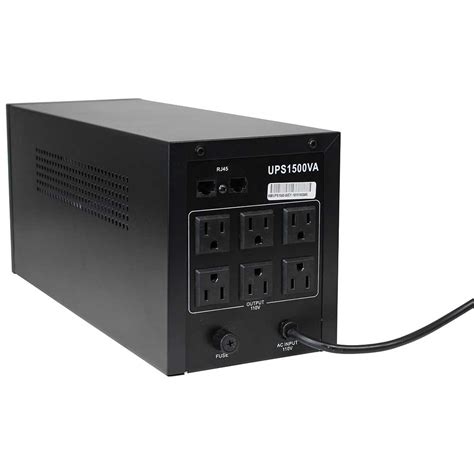 4 Power Outlets Battery Backup System 800VA-480W