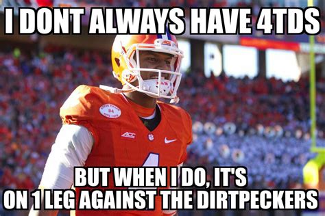 Clemson football Memes