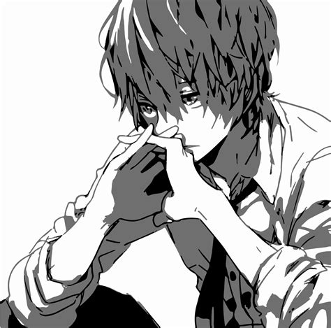 Sad Anime Boy Crying Drawing