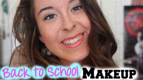 Back To School: High School Makeup Look 2015 - YouTube