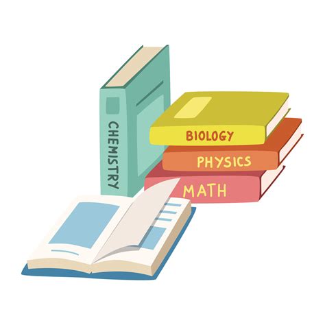 Math Books Clipart