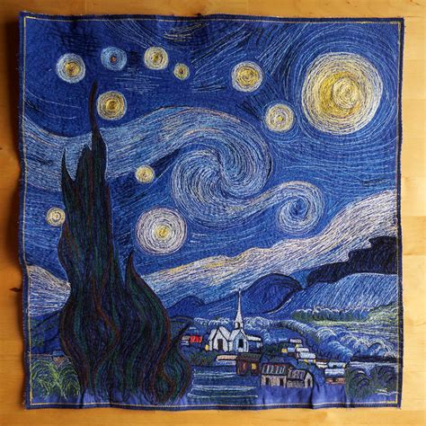 The Starry Night - embroidered | My copy of The Starry Night… | Flickr