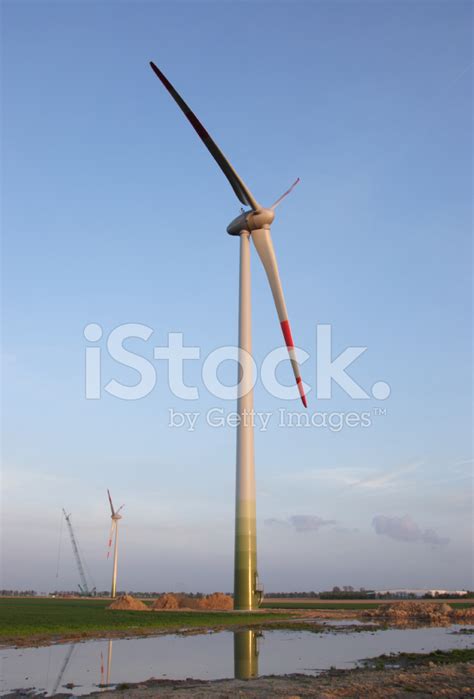 Wind Turbine Construction Stock Photo | Royalty-Free | FreeImages