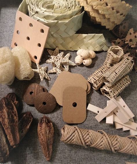 DIY Natural Bird Toy Building Kit - parrotJOY Natural Bird Toys