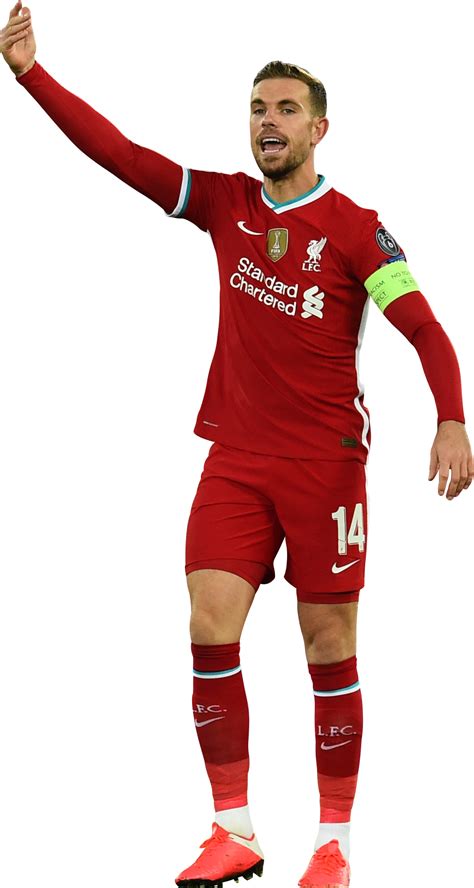 Jordan Henderson Liverpool football render - FootyRenders