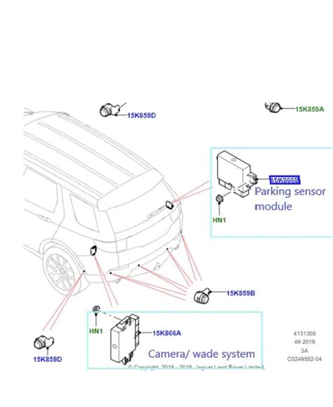Parking sensor module location? | Discovery Sport Forum