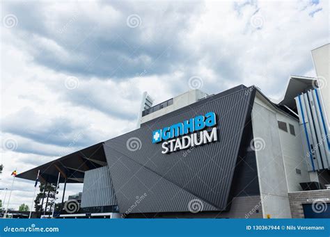 Geelong Football Club Home Ground GMHBA Stadium in Geelong Editorial Stock Image - Image of ...