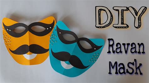 How To Make Ravan Mask | DIY | Dussehra Craft | Step By Step | Easy - YouTube