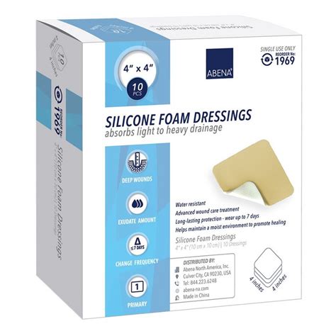 Abena Silicone Foam Dressing | Gauze Dressings| Ritewaymed.com