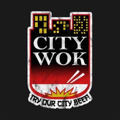 City Wok logo inspired by South Park - City Wok Try Our City Beef - T-Shirt | TeePublic