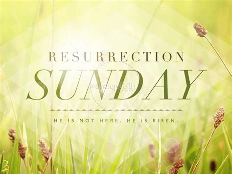 ShareFaith Media » Resurrection Sunday He is Risen Easter PowerPoint Graphics – ShareFaith Media