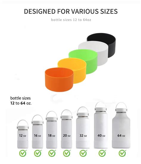 32oz Vacuum Flask Bottle Silicone Bottle Boot Water Bottle Boot Sleeve 18oz Thermo Slip-proof ...