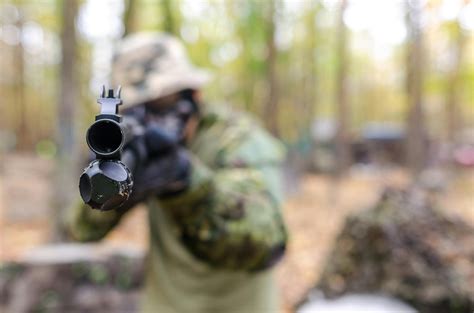 Free stock photo of action, aiming, airsoft