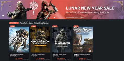 Chinese New Year Sale On Ubisoft Store Offering Up To 75 Percent ...