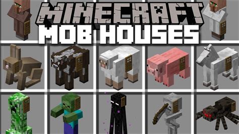 Minecraft MOB HOUSE MOD / SPAWN YOUR OWN MOB HOUSES AND LIVE INSIDE THEM!! Minecraft - YouTube ...