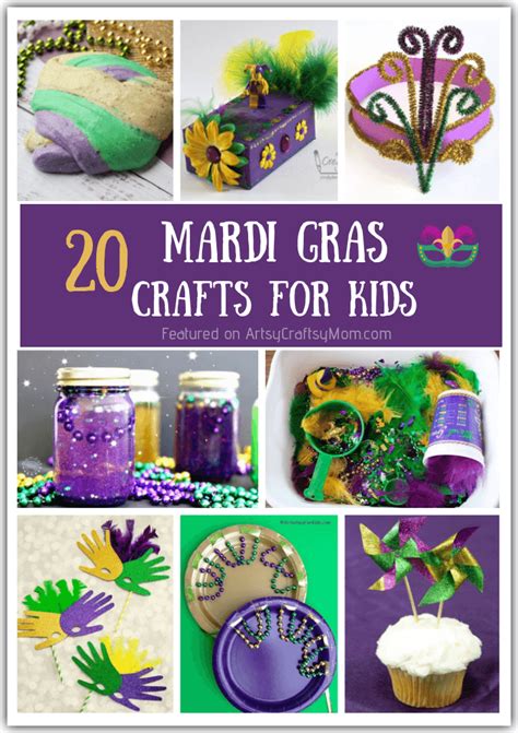 20 Magnificent Mardi Gras Crafts for Kids