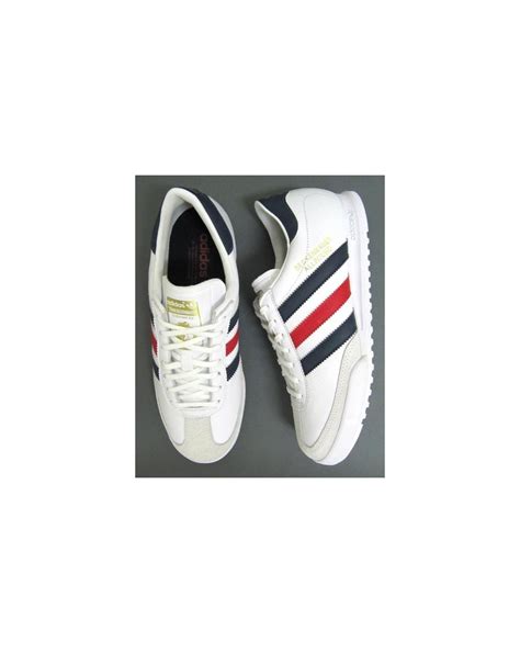 Adidas Beckenbauer Trainers White/Blue/Red, Originals, Adidas ...