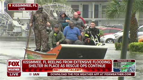 Aerial video shows serious flooding in Kissimmee from Ian; dozens ...