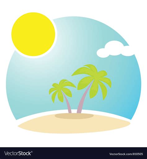 Island Royalty Free Vector Image - VectorStock