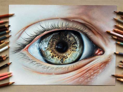 Realistic Eye Pencil Drawing at GetDrawings | Free download