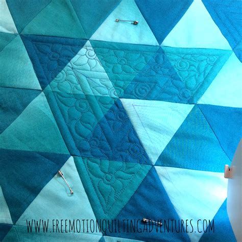 Quilting with Rulers: Ombre Triangles Continue | Amy's Free Motion ...