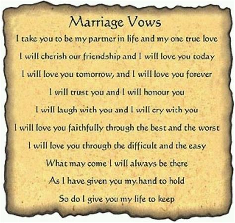 LOVE THESE VOWS! Funny Wedding Vows, Best Wedding Vows, Wedding Vows To ...