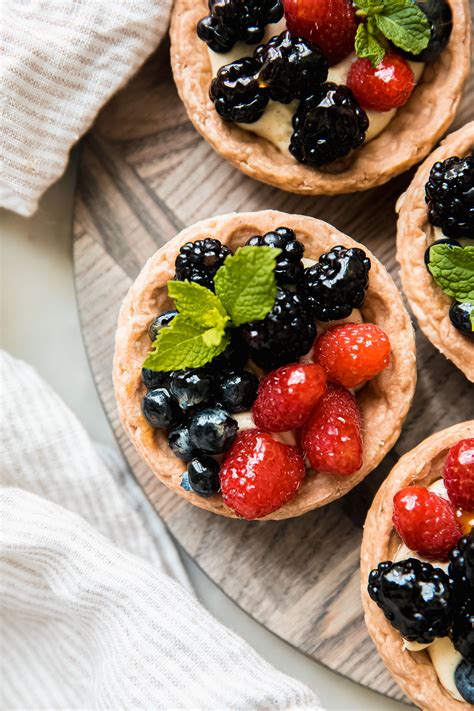 Mini Fruit Tarts Recipe | Little Spice Jar