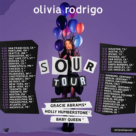 Just Announced: Olivia Rodrigo – SOUR Tour