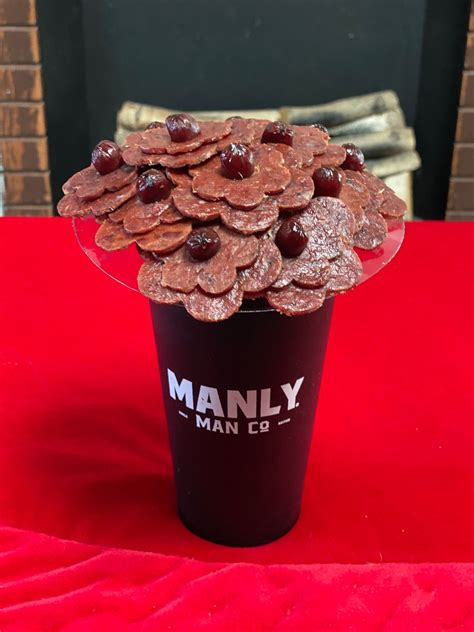 The Manly Man Beef Jerky Bouquet - Happy Valentine's Day For The Man In ...