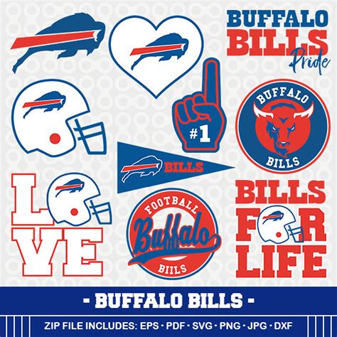 Buffalo Bills SVG File – Vector Design in, Svg, Eps, Dxf, and Jpeg ...