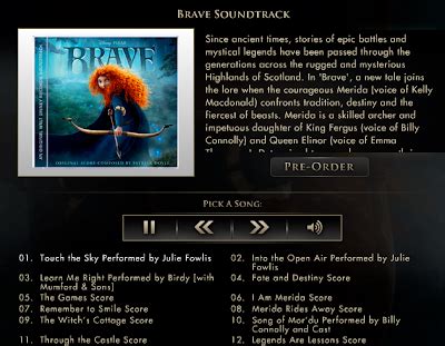 Preview the Full Brave Soundtrack | Pixar Post