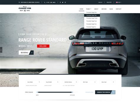 Auto Dealer Bootstrap HTML Template by MecoNata for Gridgum.com on Dribbble