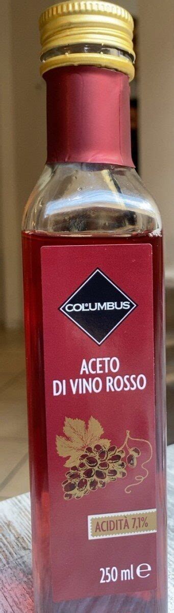 Aceto di vino rosso - Columbus